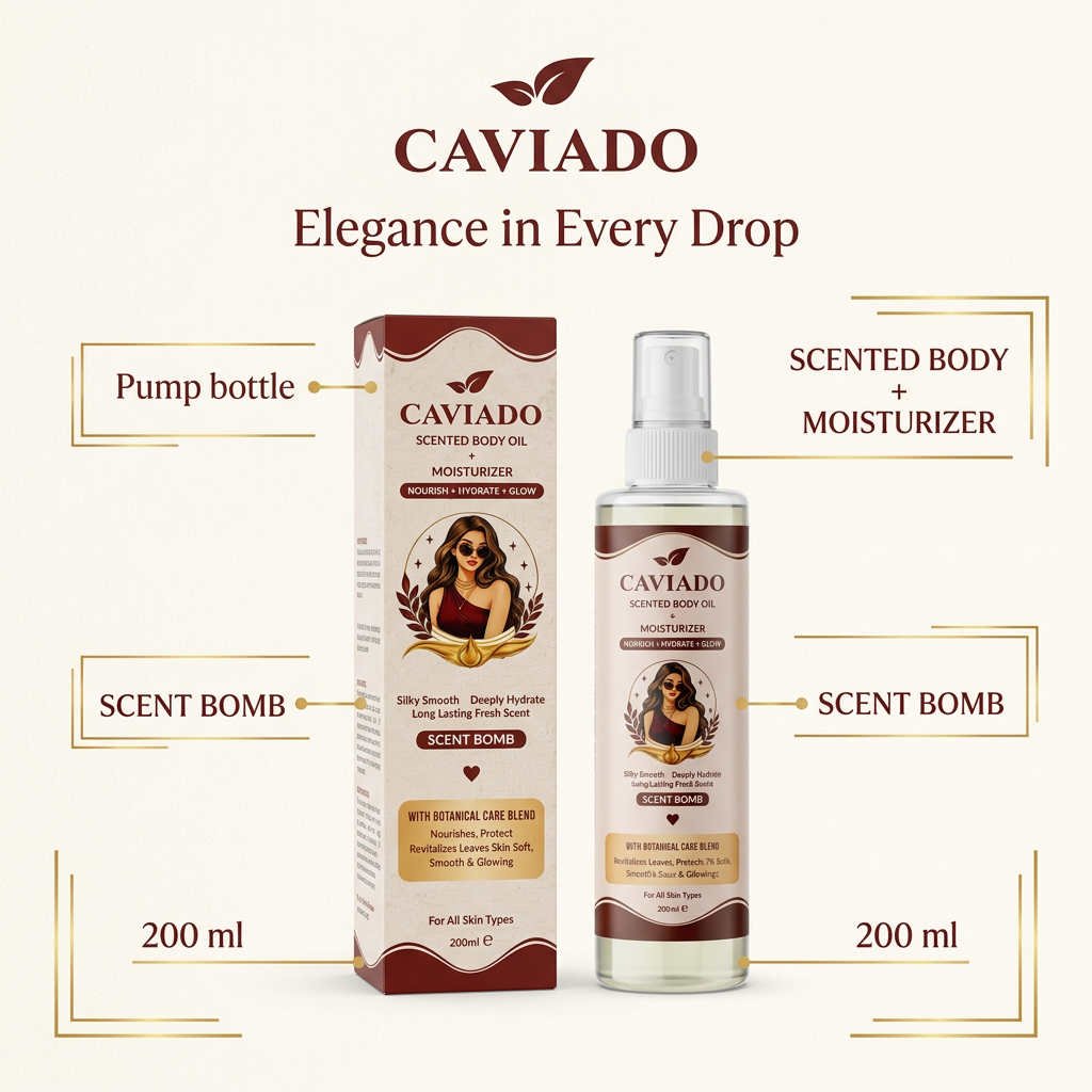 CAVIADO Scented Body Oil + Moisturizer 200 ml product details